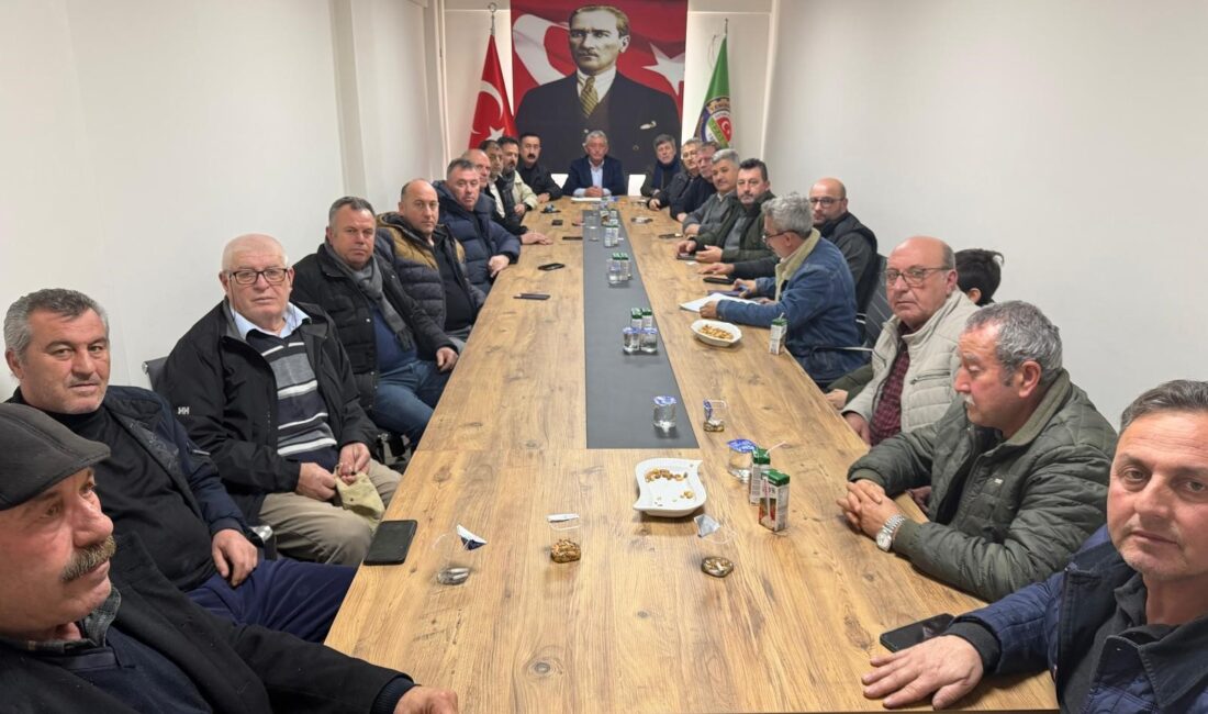 Bursa Ziraat Odaları Başkaları Yenişehir'de toplandı. Başkanlar vergi borcu ve Sgk