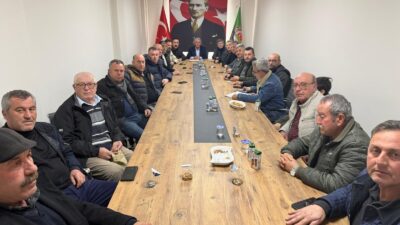 Bursa Ziraat Odaları Başkaları Yenişehir'de toplandı. Başkanlar vergi borcu ve Sgk