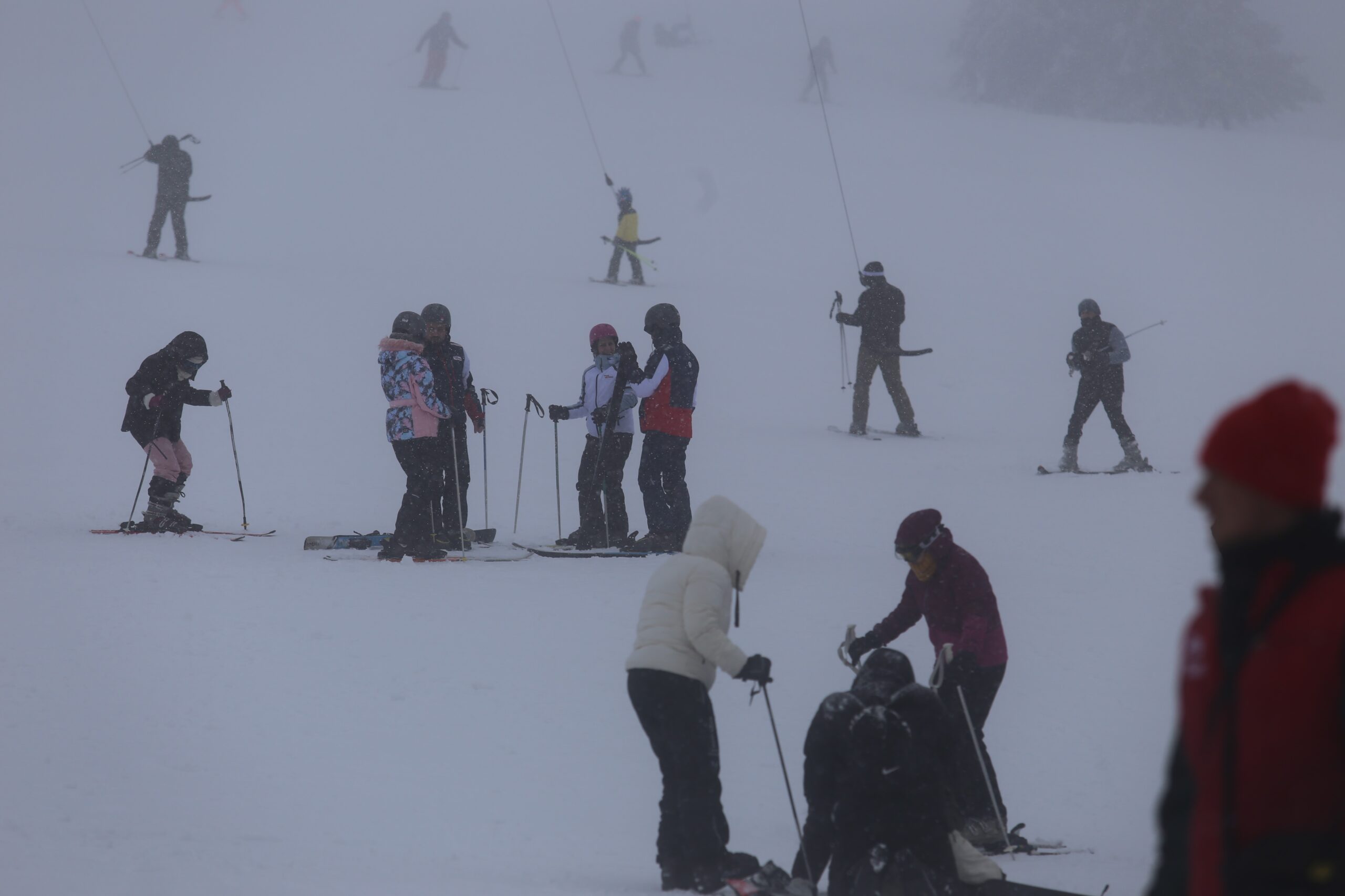 Türkiye’nin önemli kış turizmi merkezlerinden Uludağ’da sömestr tatilinin son günlerinde