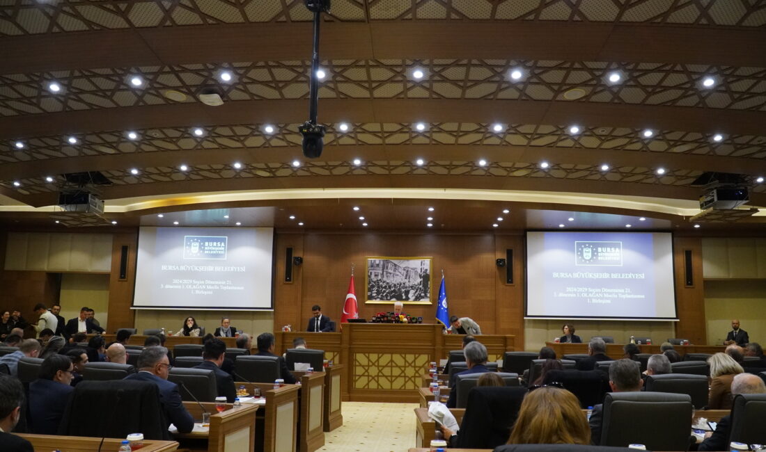 Bursa Büyükşehir Belediyesi Ocak Ayı Olağan Meclis Toplantısında gergin anlar