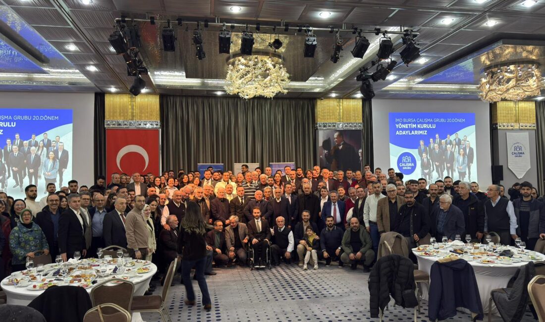 İnşaat Mühendisleri Odası (İMO) Bursa Şubesi'nde mevcut başkan Serdar Atilla