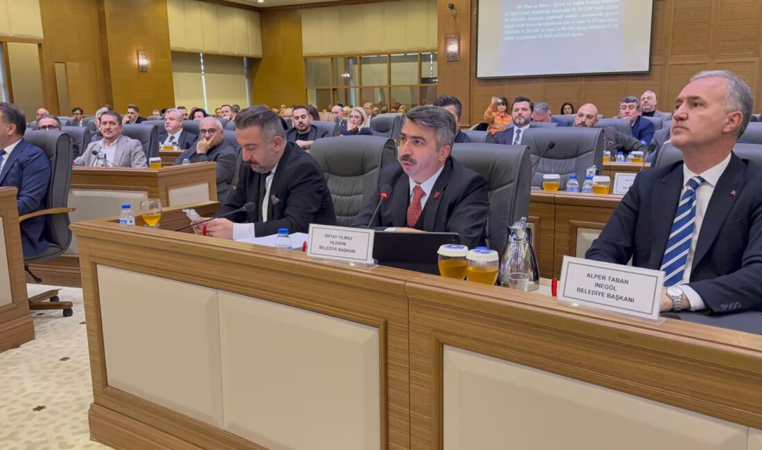 Bursa Büyükşehir Belediye Meclisi Ocak ayı toplantısında söz alan Yıldırım