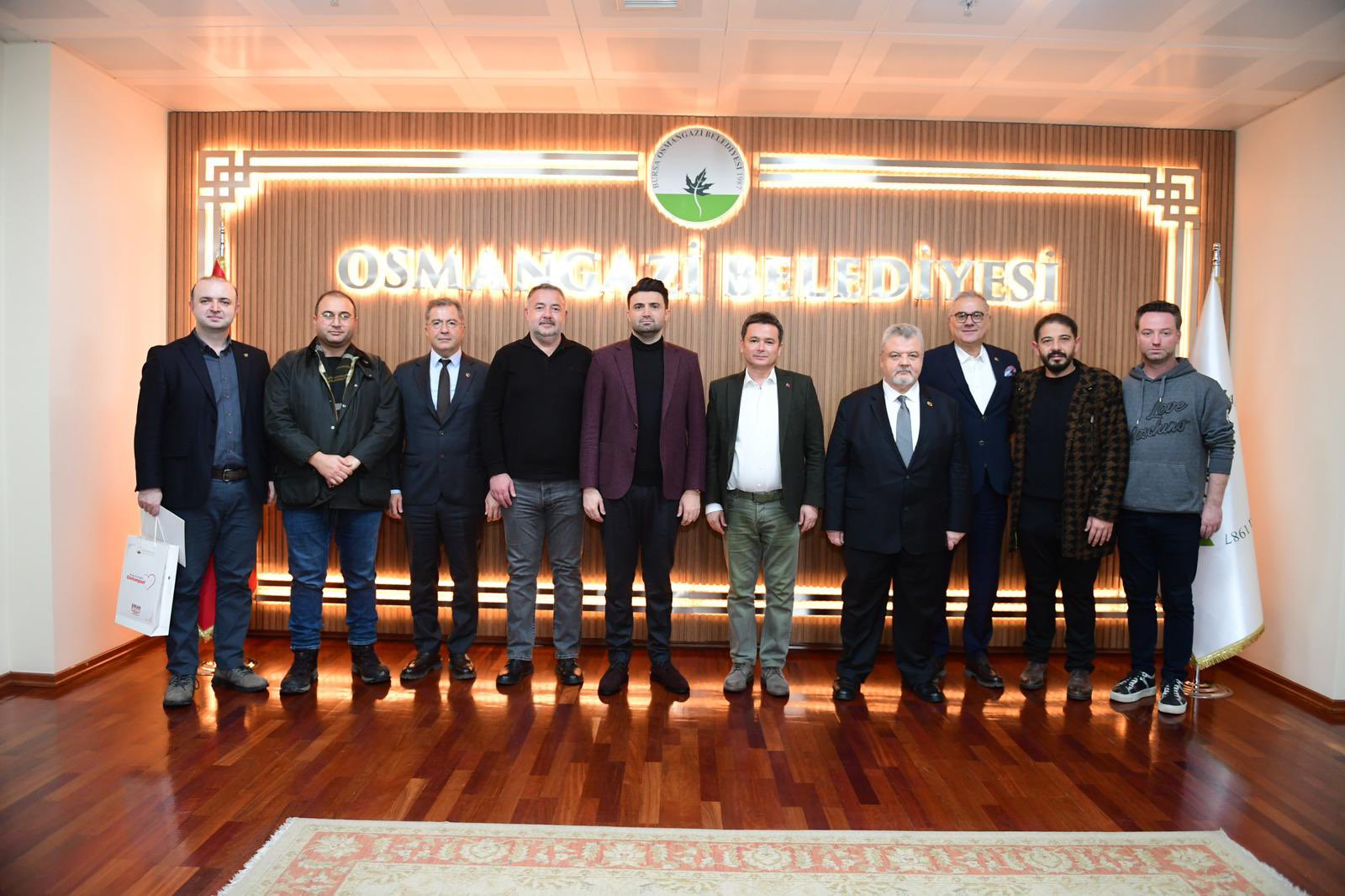 Bursaspor Vakfı heyetine son katılan isim Osmangazi Belediye Başkanı Erkan