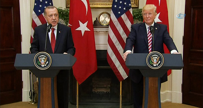 Cumhurbaşkanı Recep Tayyip Erdoğan, ABD Başkanı Donald Trump ile telefon
