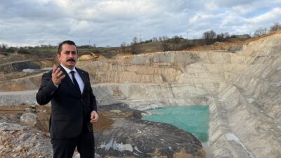 Bursa’nın Yenişehir ilçesine bağlı Kirazlıyayla Mahallesi’nde faaliyet gösteren maden tesisine