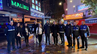 Nilüfer Belediyesi, vatandaşların gece eğlencesini güven içinde sürdürebilmesi için eğlence