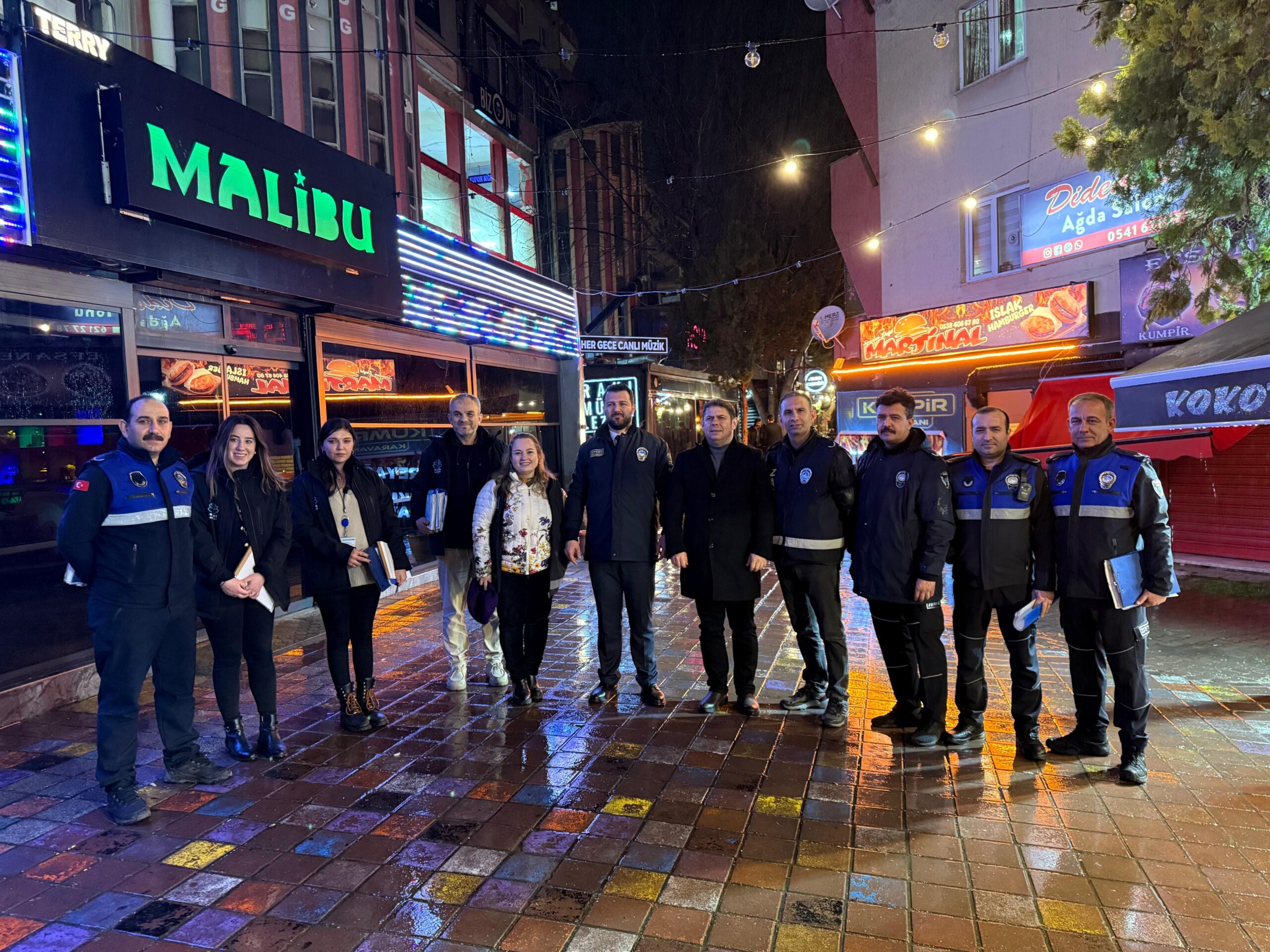 Nilüfer Belediyesi, vatandaşların gece eğlencesini güven içinde sürdürebilmesi için eğlence