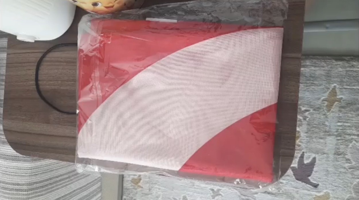 Bursa'da kuryenin bayrak hassasiyeti izleyenlerin tüylerini diken diken yaparken o