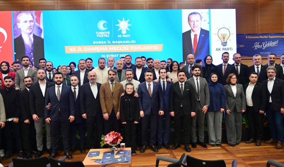 AK Parti Bursa İl Başkanlığı tarafından düzenlenen 63. İl Danışma Meclisi Toplantısı,