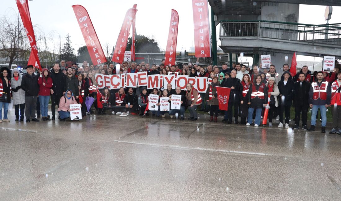 Cumhuriyet Halk Partisi Nilüfer İlçe Başkanlığı, artan hayat pahalılığına, asgari