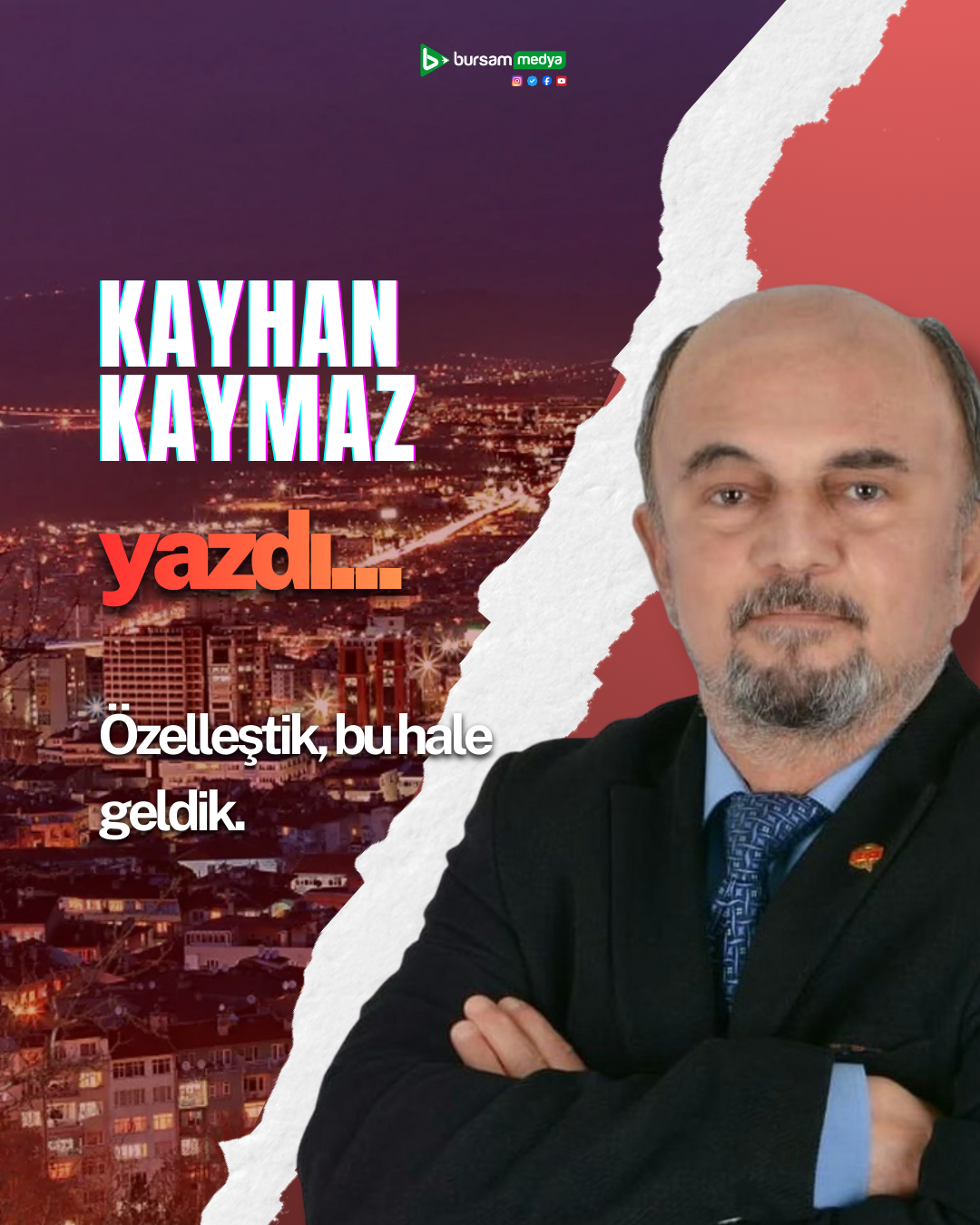 “Her yatırımı devletten beklemeyin.” Ne yapacağız? Vergimizi nereye veriyoruz? Yürürken,