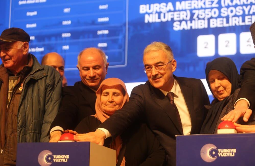 500 Bin Sosyal Konut Projesi kapsamında Bursa’da inşa edilecek 17