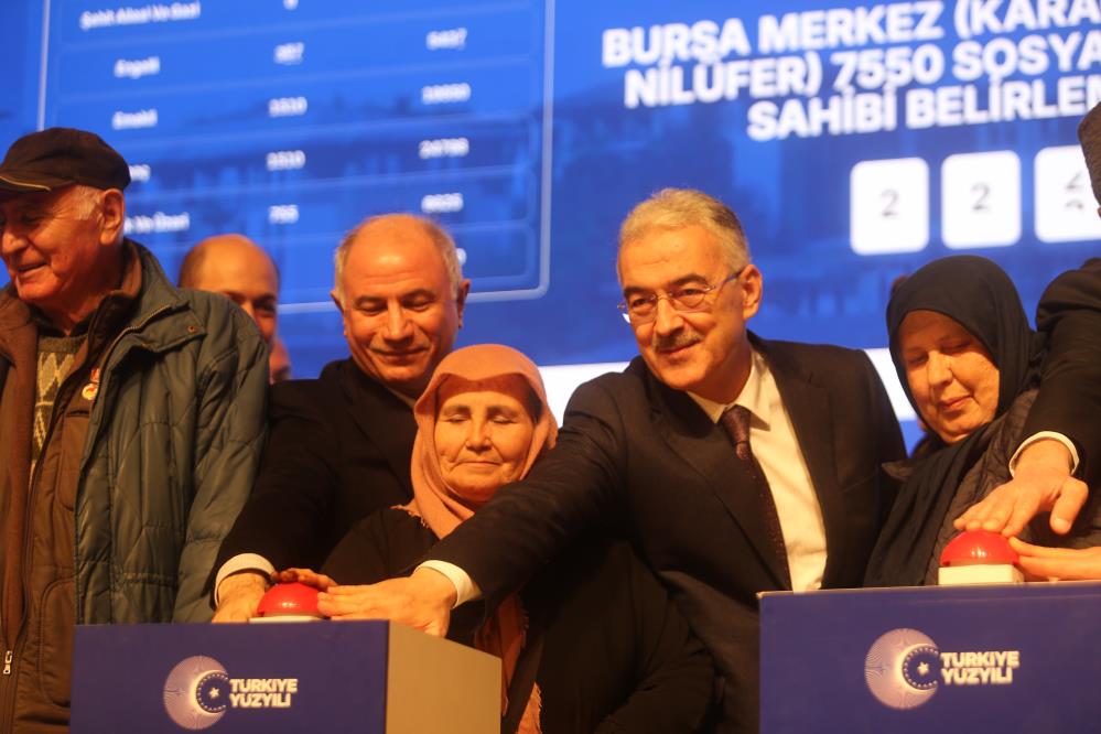 500 Bin Sosyal Konut Projesi kapsamında Bursa’da inşa edilecek 17