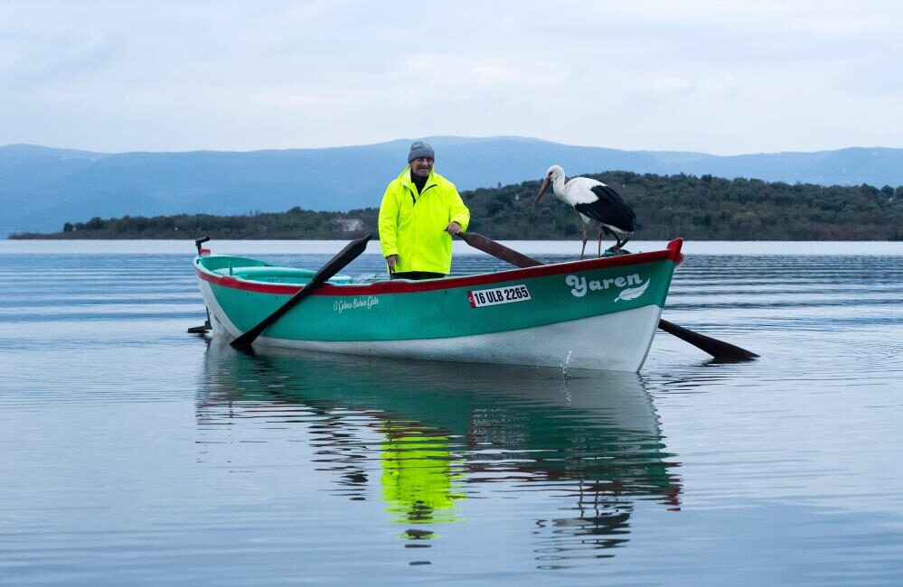 Eskikaraağaç’ta bu yıl yuvaya gelen leyleğin Nazlı olduğu sanılmıştı. Kayığa