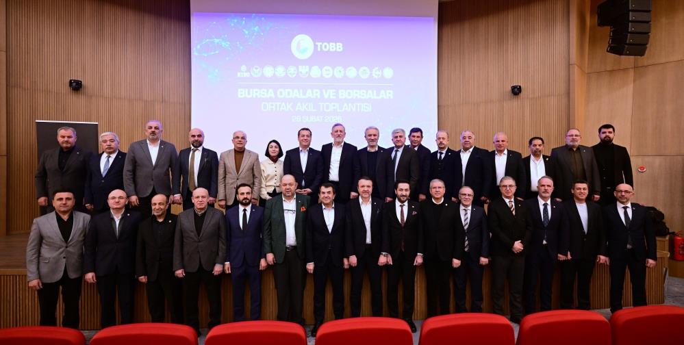 Oda ve borsa başkanlarının katılımıyla gerçekleştirilen “Ortak Akıl Toplantısı”nda konuşan