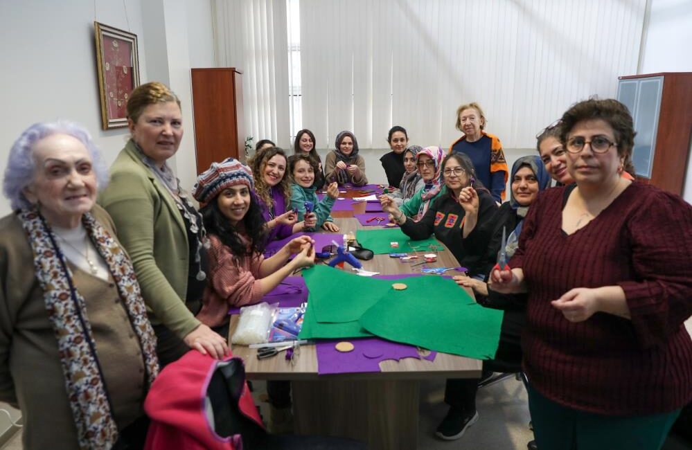 8 Mart Dünya Emekçi Kadınlar Günü etkinlikleri kapsamında düzenlenen keçe