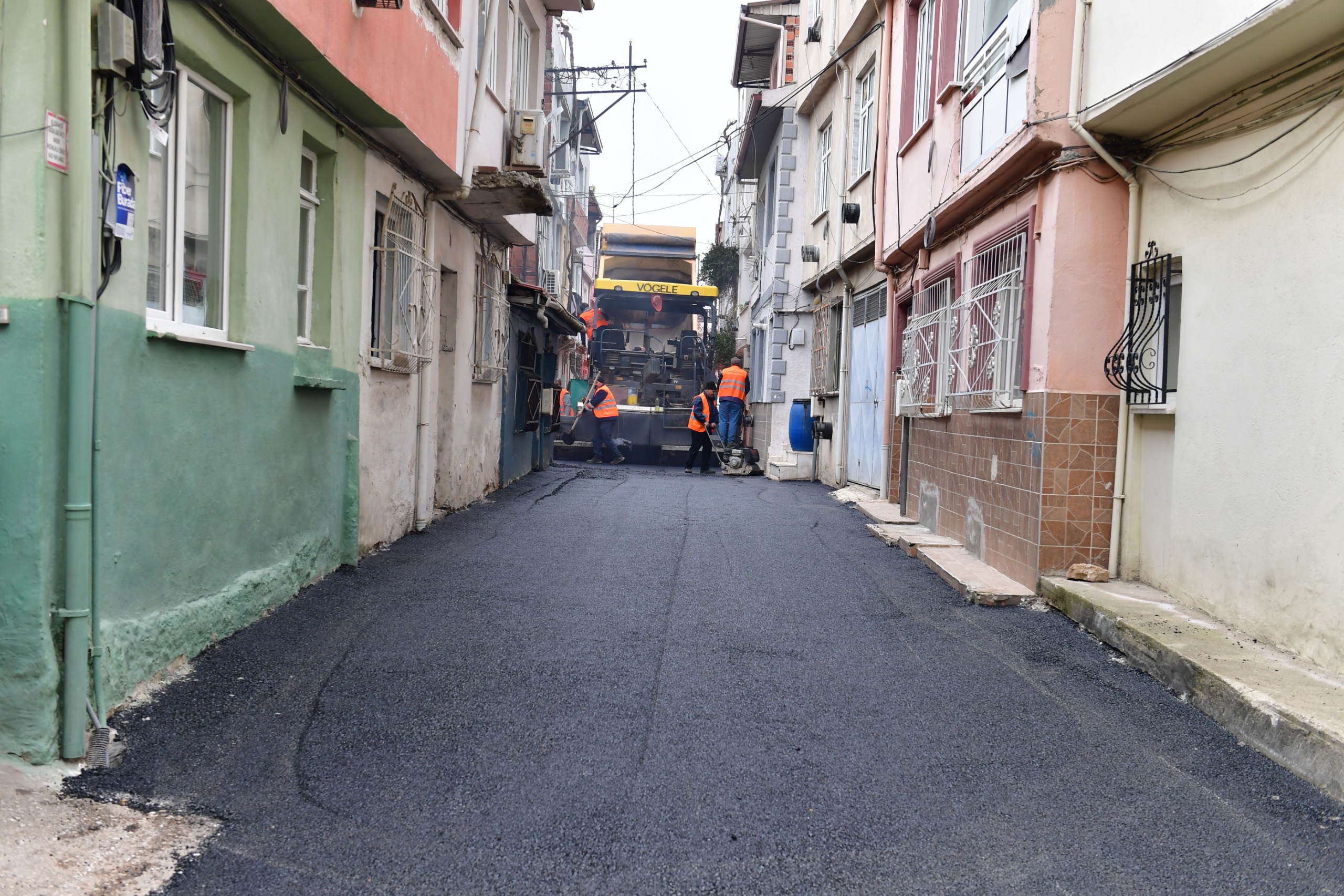 Çiftehavuzlar’a yeni asfalt. 2 Bursam Medya -