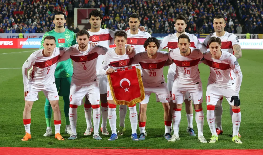 A Milli Futbol Takımımız, Kosova'yı Fadil Vokrri Stadyumu'nda Kerem Aktürkoğlu'nun
