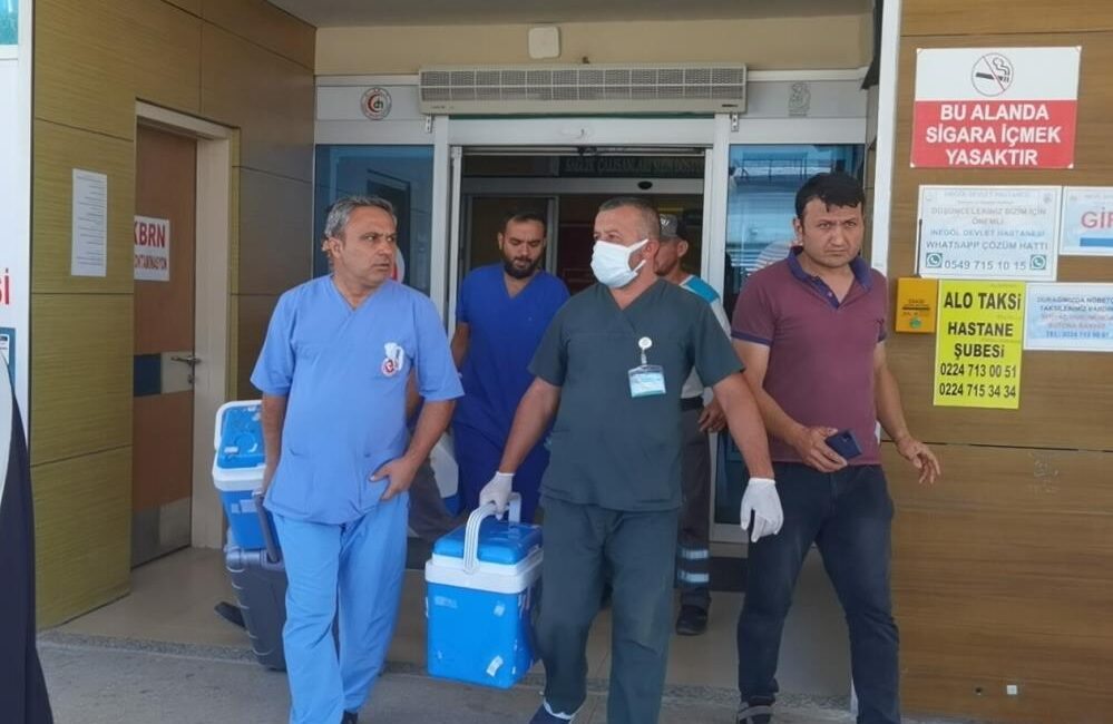 İnegöl’de hayatını kaybeden 62 yaşındaki Abdulaziz Çakmak’ın organları, 4 hastaya