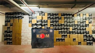 Bursa Emniyet Müdürlüğü ekipleri tütün ve tütün mamulleri kaçakçılığına yönelik