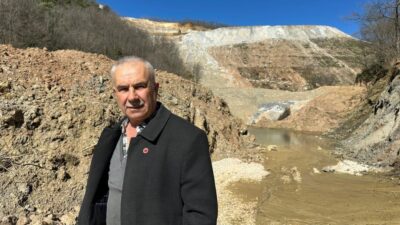 Maden ocağının atıkları suya ve toprağa karışmaya devam ediyor.