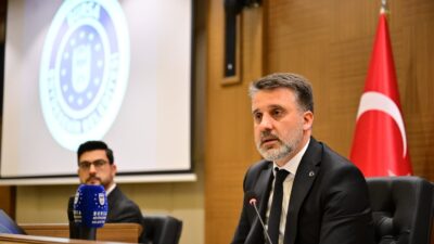 Bursa Büyükşehir Belediye Meclisi’nde yapılan oylamada 61 oy alan Şahin