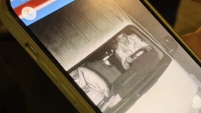 Bursa’da uygulama noktasına yaklaşırken duran panelvan araçta sürücü değişikliği şüphesi,