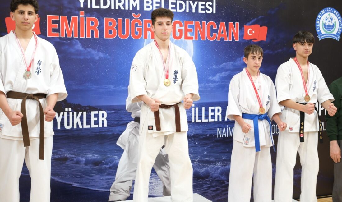 Bursa’da Yıldırım Belediyesi’nin spor yatırımları sonuç verdi. Kyokushin turnuvasında Yıldırımlı