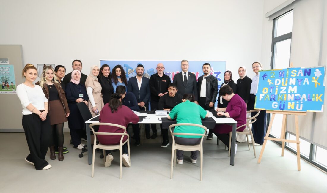 Osmangazi Belediyesi’nin hayata geçirdiği Engelsiz Yaşam Atölyesi, engelli bireyleri üretime