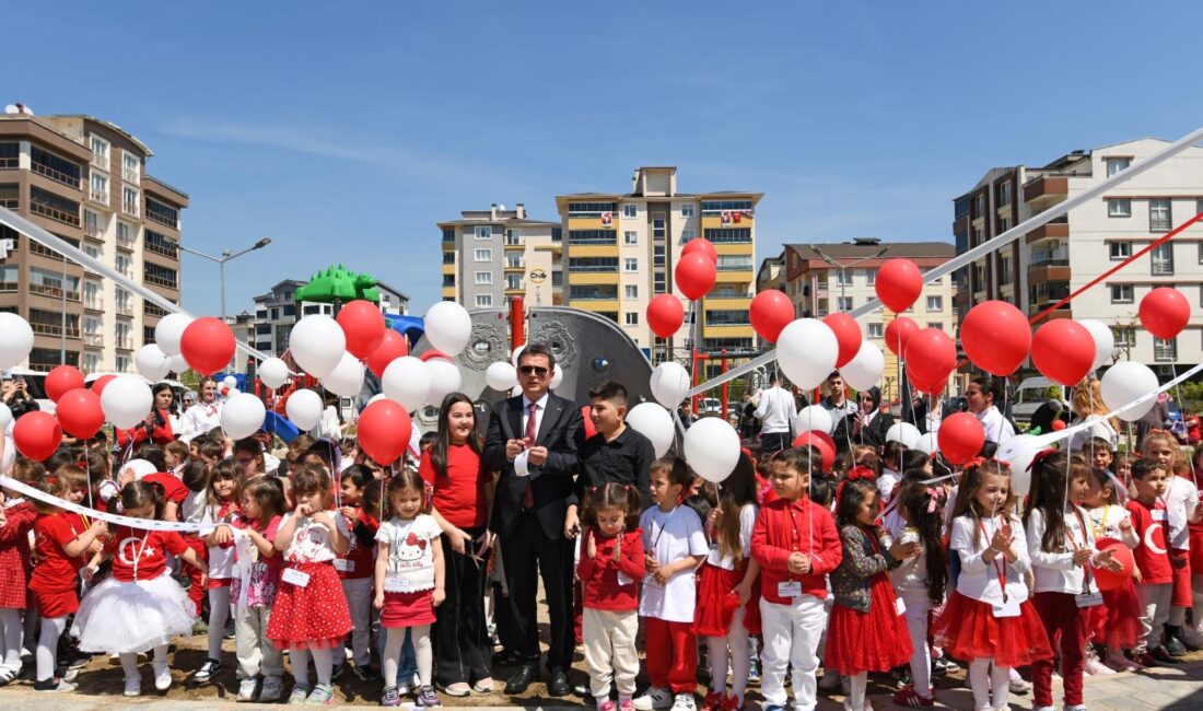 Osmangazi Çocuk Meclisi’nin talebiyle yapılan Karıncalı Parkı, 23 Nisan’da açılarak