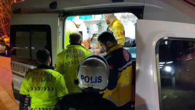 Bursa'nın İnegöl ilçesinde polisin 'dur' ihtarına uymayan alkollü sürücü, 10