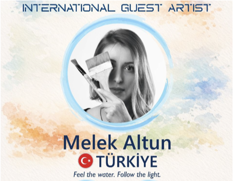 Bursalı sanatçı Melek Altun, Giresun International Watercolor Festival’de Türkiye’yi temsil