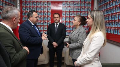 Bursa'da Nilüfer Belediyesi, Şehitler Haftası etkinlikleri çerçevesinde Mihraplı Şehitlik Yerleşkesi'nde