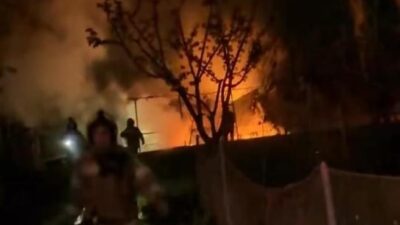 Edinilen bilgiye göre, konteyner olarak kullanılan alanda henüz bilinmeyen bir