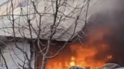 Bursa'da bağ evinde çıkan yangın, itfaiye ekiplerinin müdahalesiyle söndürüldü.