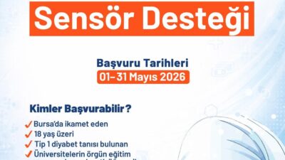 Bursa Büyükşehir Belediyesi, Tip 1 diyabet hastası üniversite öğrencilerine yönelik