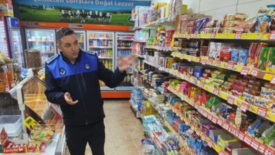 İnegöl Belediyesi zabıta ekipleri, ilçe genelinde 378 market ve bakkalı