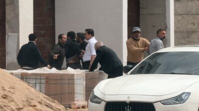 Bursa’nın İnegöl ilçesinde inşaat işçileri arasında çıkan sopalı ve yumruklu