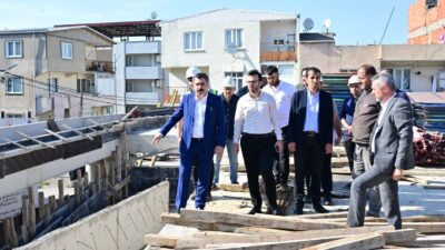 Yıldırım’da yapımı süren yeni proje dikkat çekti. İçinde gençlik merkezi,