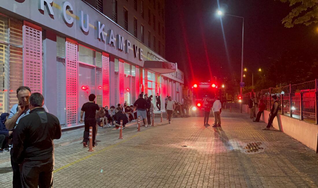 Bursa’da sporcu kamp merkezinin sauna bölümünde çıkan yangın paniğe neden