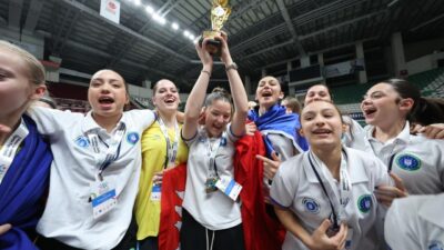 9 takımın mücadele ettiği Uluslararası U16 Kızlar Basketbol Turnuvası’nda şampiyonluk
