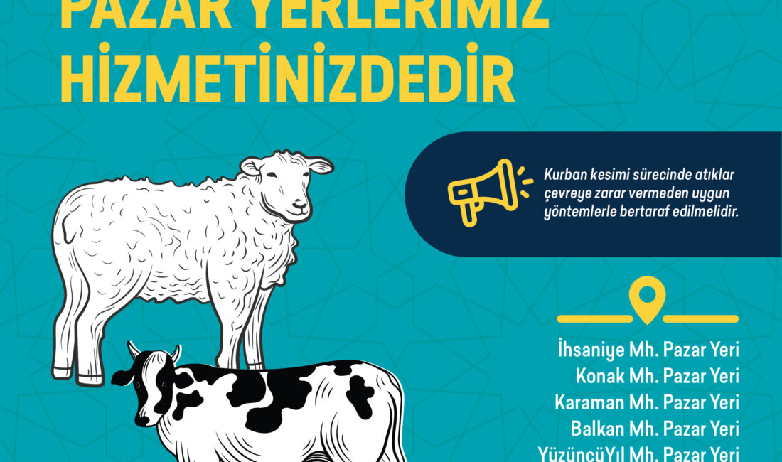 Nilüfer Belediyesi, Kurban Bayramı öncesinde vatandaşların hijyenik ve güvenli ortamda