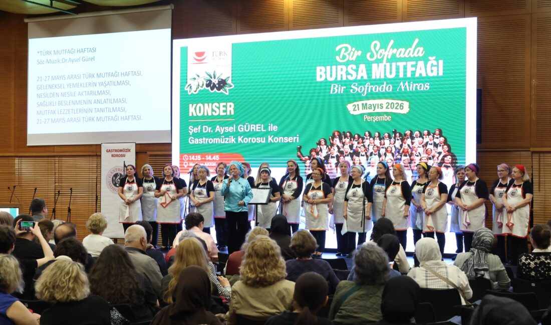 Bursa’da düzenlenen “Bir Sofrada Bursa Mutfağı” etkinliği, kentin asırlık lezzetlerini