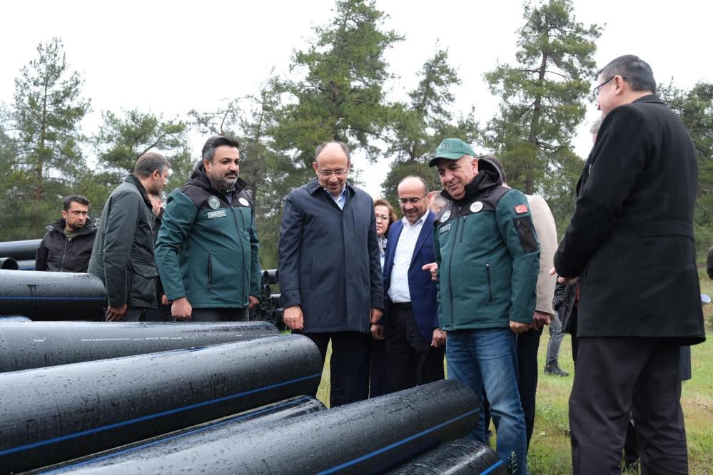Bursa’nın Orhaneli ilçesinde hayata geçirilen kapalı sistem sulama projeleri kapsamında