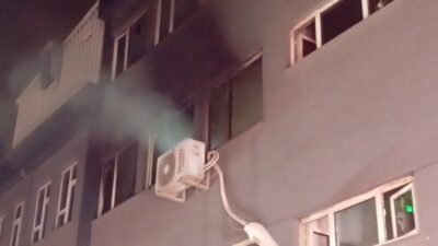 Bursa'nın Osmangazi ilçesinde bulunan bir tekstil atölyesinde çıkan yangın, itfaiye