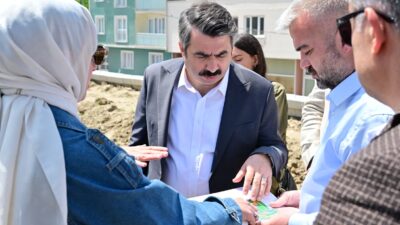 Bursa'da Yıldırım Belediyesi tarafından yapımı süren Makbule-Tevfik Yıldırım Engelsiz Yaşam