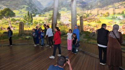 Panorama 1326 Bursa Fetih Müzesi’nde düzenlenen etkinlikte çocuklar ve aileleri
