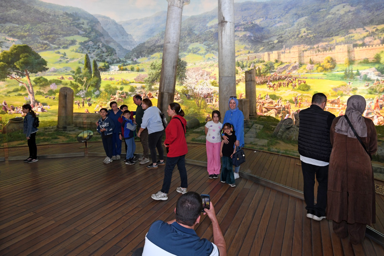 Panorama 1326 Bursa Fetih Müzesi’nde düzenlenen etkinlikte çocuklar ve aileleri
