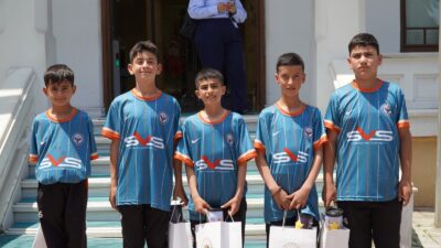 Ağrı’nın Patnos ilçesi Çakırbey Köyü’nden gelen Bocce Türkiye birinciliği için